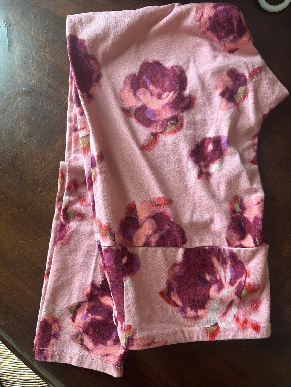 Pink Floral Leggings for Women - Soft Stretch Print